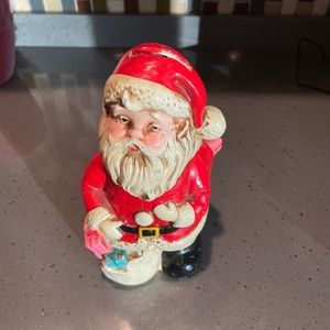 Vintage two sided Santa bank